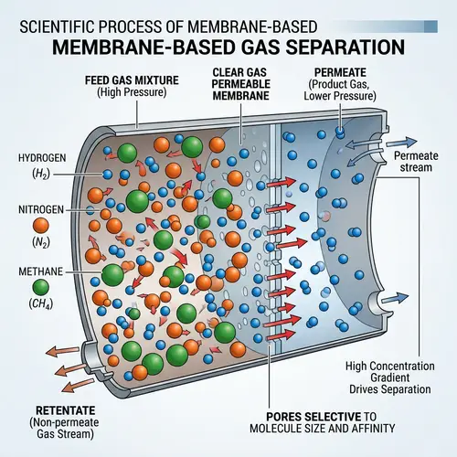 Membrane-Based Gas Separation Process Explained