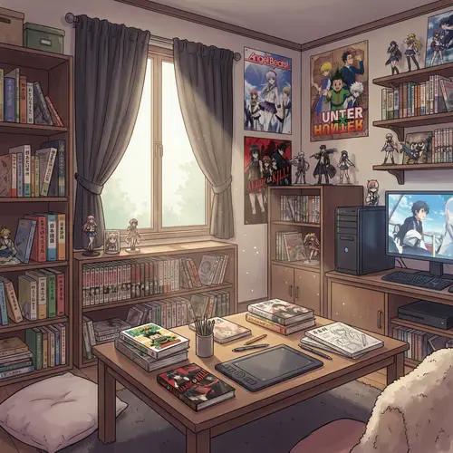 Cozy Anime-Inspired Interior Elements