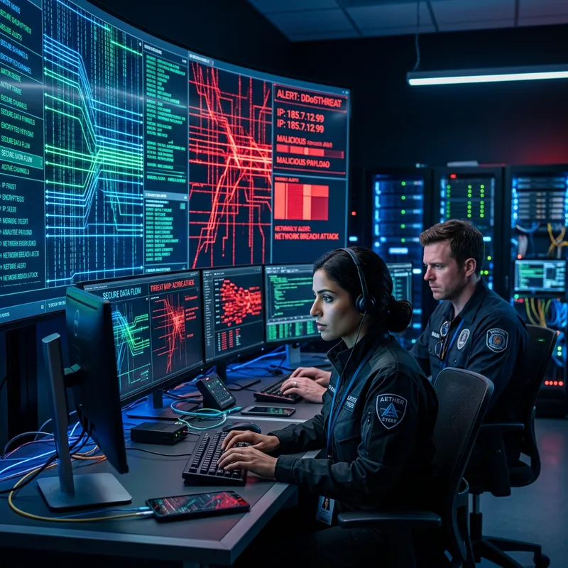 Dark Web Cybersecurity | Futuristic Lab