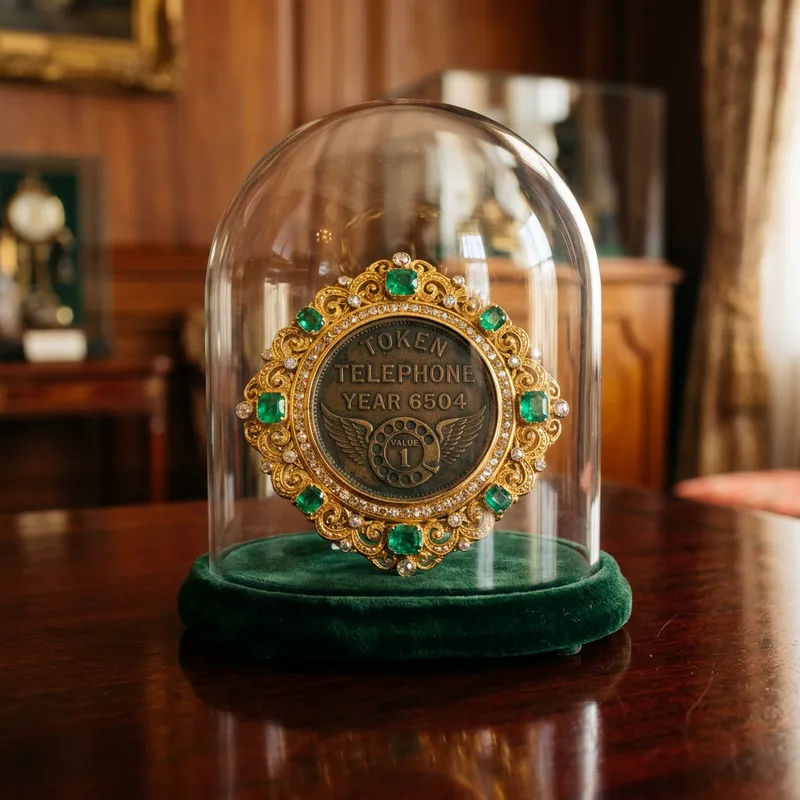 Telephone Token 6504: Symbol of Prosperity & Wealth Telephone Token 6504: Symbol of Prosperity & Wealth