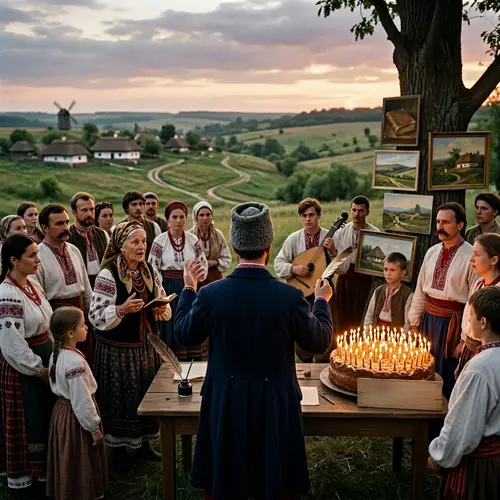 Celebrate 210th Birthday of Taras Shevchenko with Traditional Ukrainian Festivities