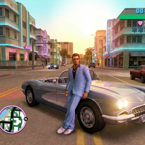 GTA Vice City Character - 80s Miami Style