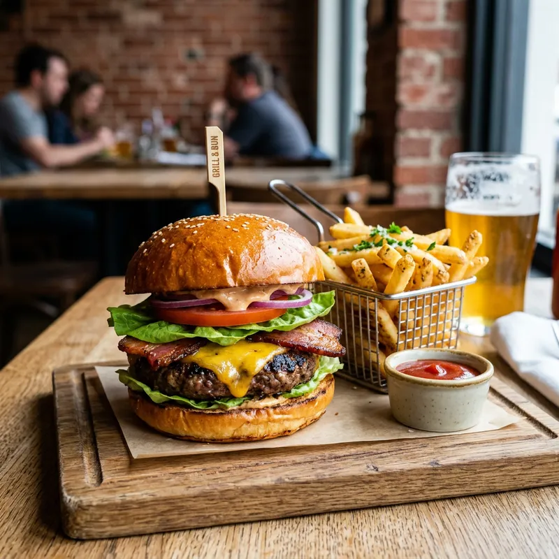 Delicious Burger - Savory Flavor in Every Bite