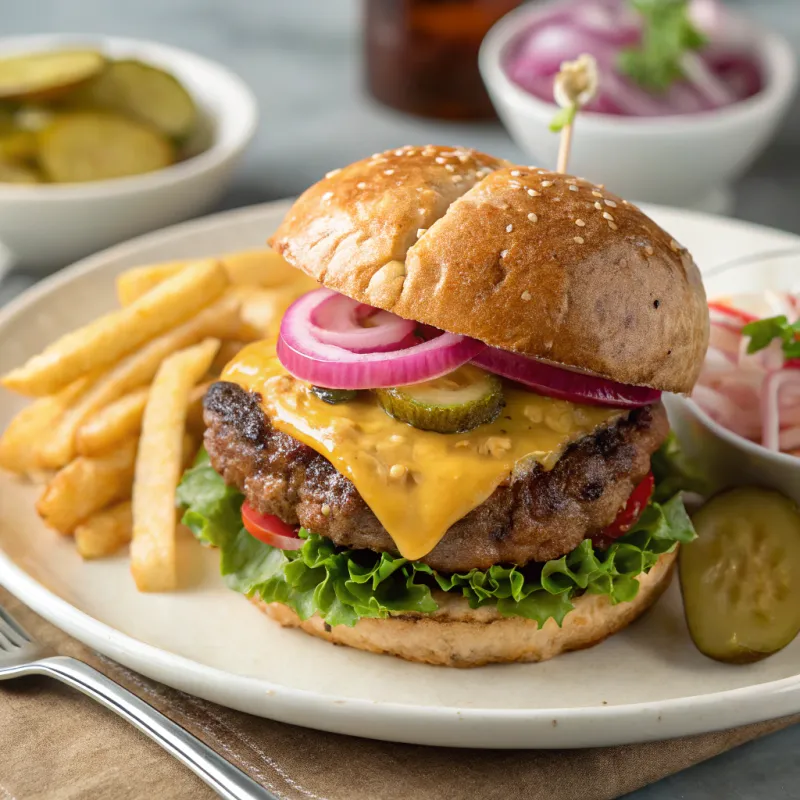 Delicious Burger - Savory Flavor in Every Bite