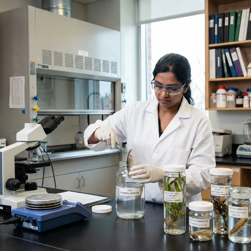 Fijacion en Formol: Preserving Specimens Safely