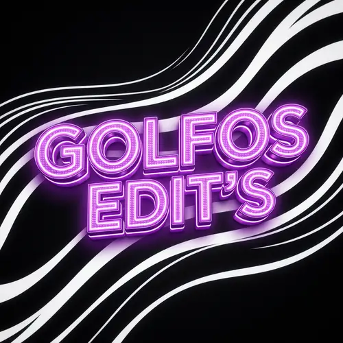 3D Lilac Golfos Edit's Logo Design