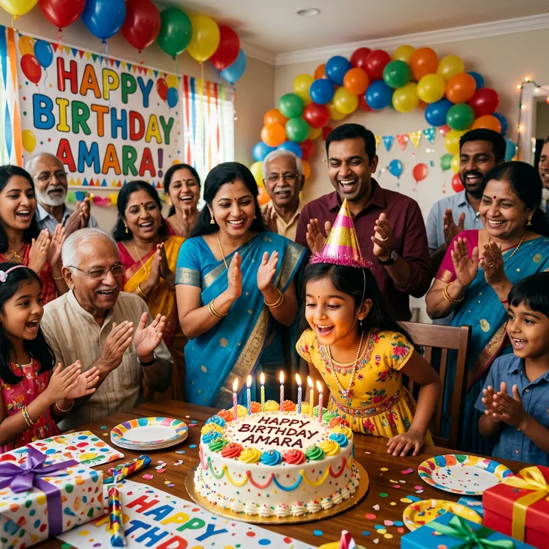 Happy Birthday Little Girl Celebration Happy Birthday Little Girl Celebration