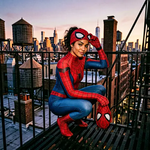 Yasmin Scott in a Spider-Man Suit: Stunning Photoshoot