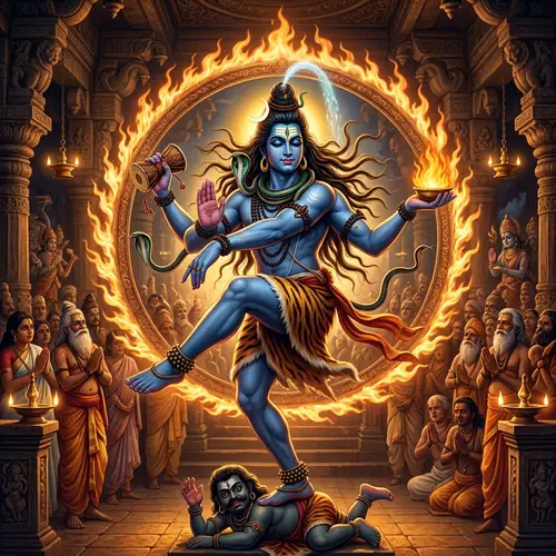 Lord Shiva Tandava Dance: Divine Performance of Creation, Preservation, and Dissolution