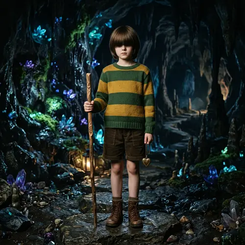 Chara from Underground Fantasy World - Green and Yellow Outfit