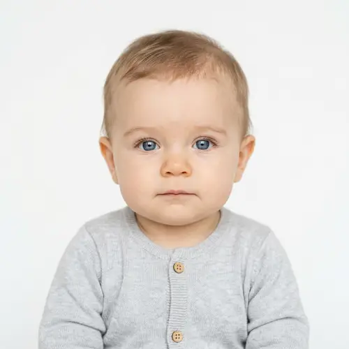 Infant Passport Photo: Classic Portrait