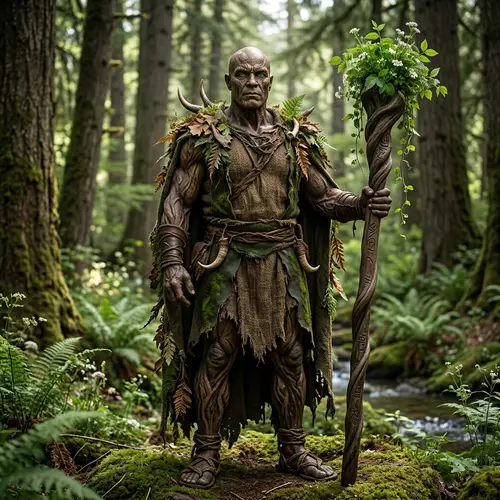 Mystic Nature Deity - Ancient God with Verdant Connection