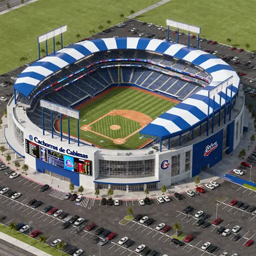 Modern MLB Baseball Stadium in Cabimas