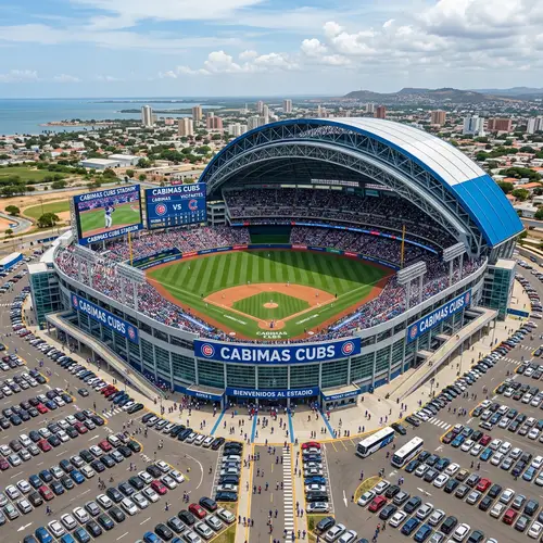 Modern MLB Baseball Stadium in Cabimas