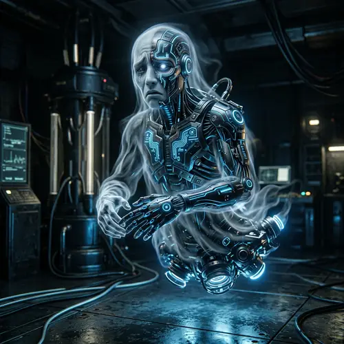 Cyborg Ghost: The Fusion of Tech and Afterlife
