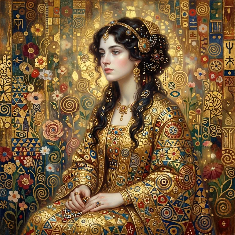 Stunning Klimt Style Portraits with Soft Light Effects Stunning Klimt Style Portraits with Soft Light Effects