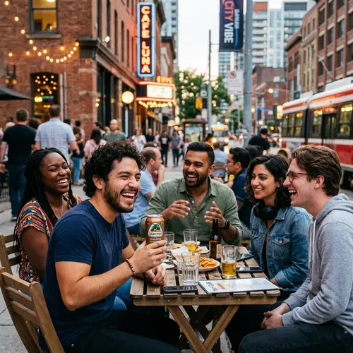 Cheerful Hispanic Man Enjoying Pepsi with Diverse Friends
