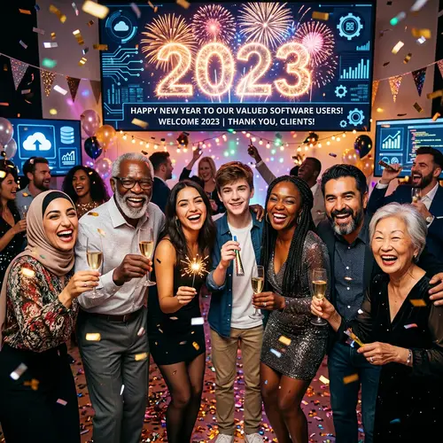 Joyful New Year Celebration for Software Users | 2023 Diversity Event