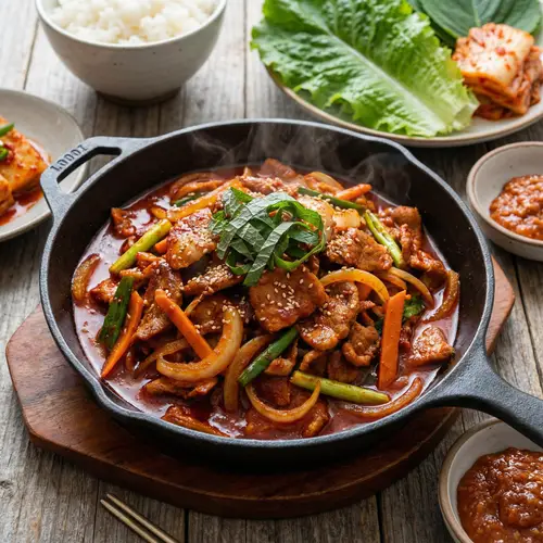 Delicious JeYukBokkeum Recipe - Spicy Pork Stir-fry