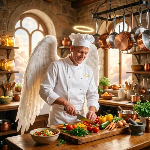 Celestial Chef: Divine Dishes with Angelic Touch