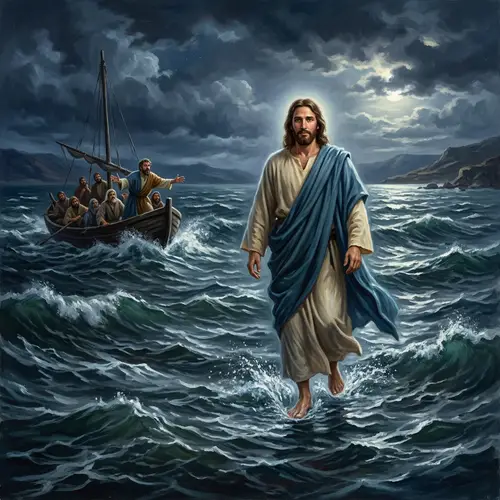 Jesus Walking on Water - Biblical Miracle