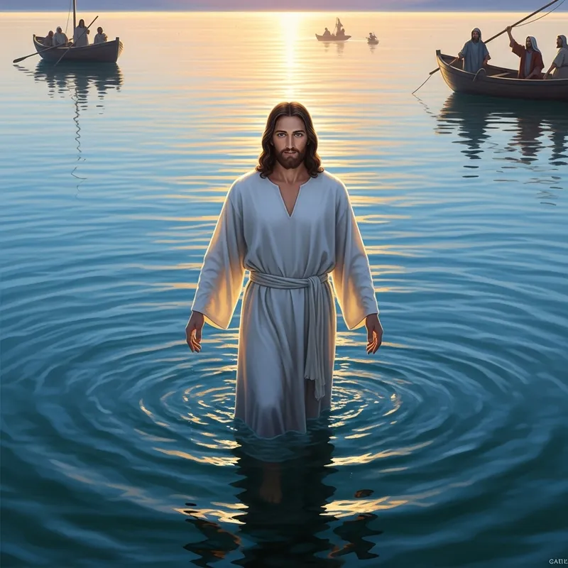 Jesus Walking on Water - Biblical Miracle
