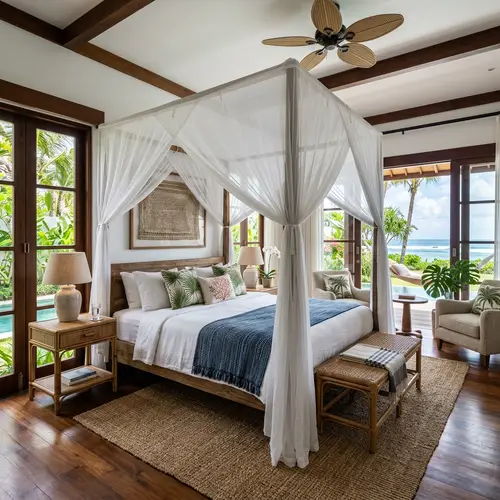 Beautiful Tropical Bedroom Design Inspiration