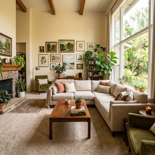 Cozy Living Room Decor: Spacious, Inviting & Elegant