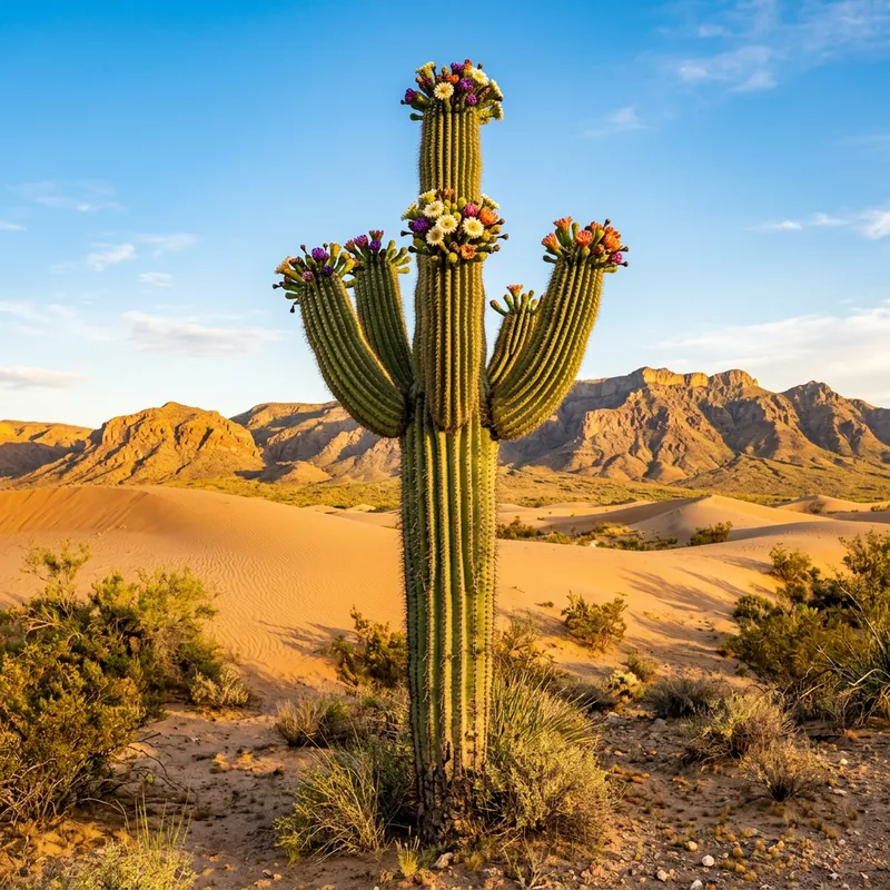 Stunning Cactus Landscapes in the Southwestern Desert