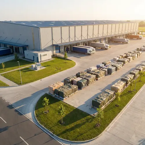 Straight-Walled Warehouse and Outdoor Storage Facilities