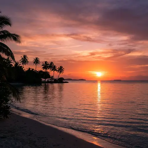 Breathtaking Sunset Views: Nature's Calm Beauty