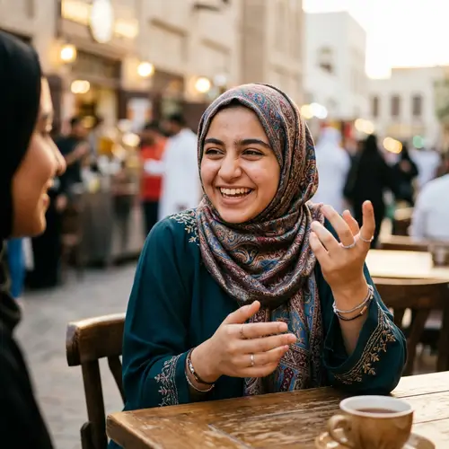Middle-Eastern Girl in Hijab | Vibrant Personality Documented