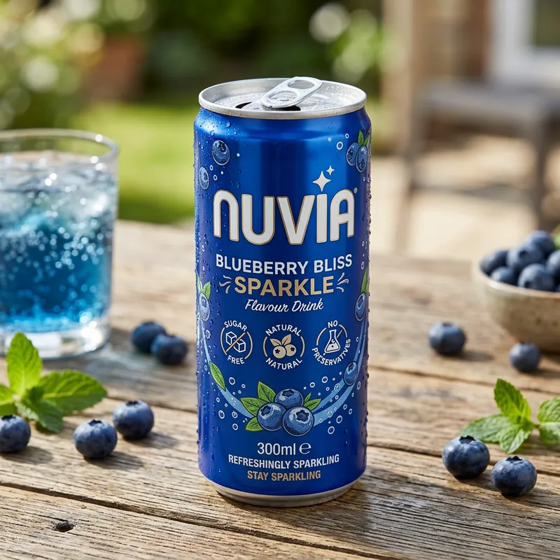 NUVIA Blueberry Bliss Sparkle - Sugar Free Drink NUVIA Blueberry Bliss Sparkle - Sugar Free Drink