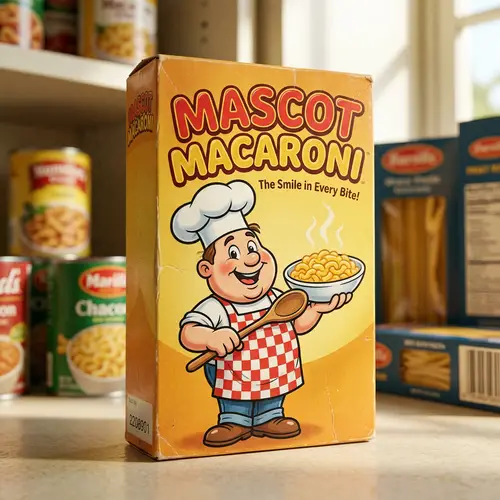 Mascot Macaroni Cuck - Fun and Quirky Design