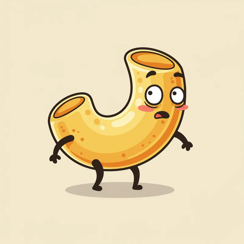 Mascot Macaroni Cuck - Fun and Quirky Design