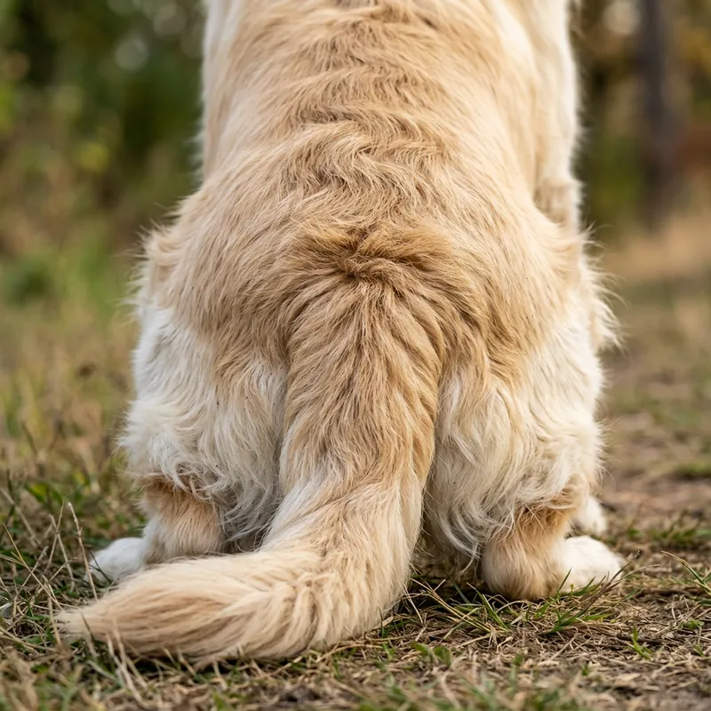 Furry Rear End Close-Up