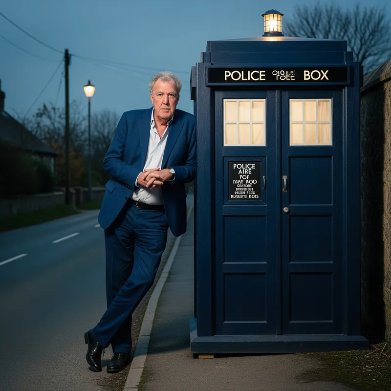Jeremy Clarkson as Doctor Who: A Unique Photo