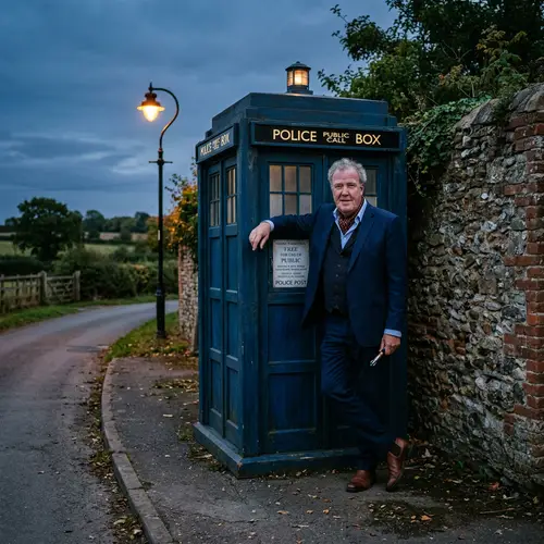 Jeremy Clarkson as Doctor Who: A Unique Photo