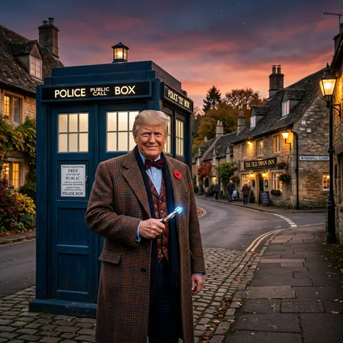 Trump as Doctor Who: A Unique Twist at Dusk