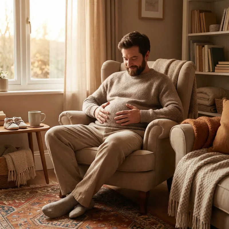 Pregnant Man: Awe and Wonder | Comfortable Images