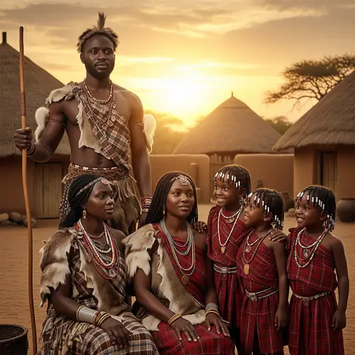 Ancient African Family: Unity and Heritage