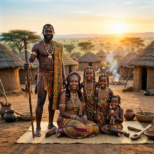 Ancient African Family: Unity and Heritage