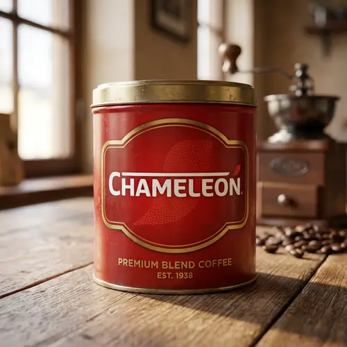 Chameleon Nescafé Logo Design