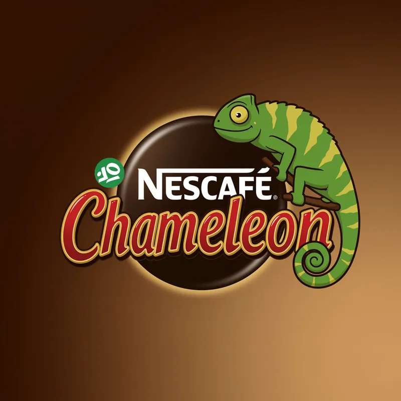 Chameleon Nescafé Logo Design
