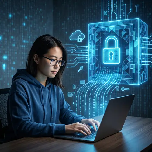 Data Privacy Visual Representation | Symbols, Encryption, Protection