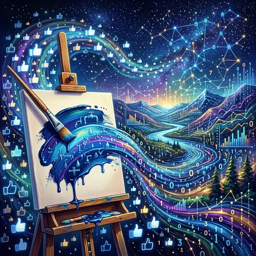 Transformative Data Art: Capturing the Essence of 'Likes' to 'Leaks'