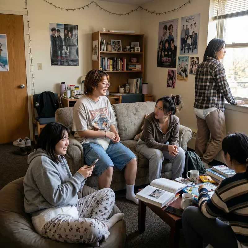 Adorably Cute 18-Year-Old Asian Girls in Diapers