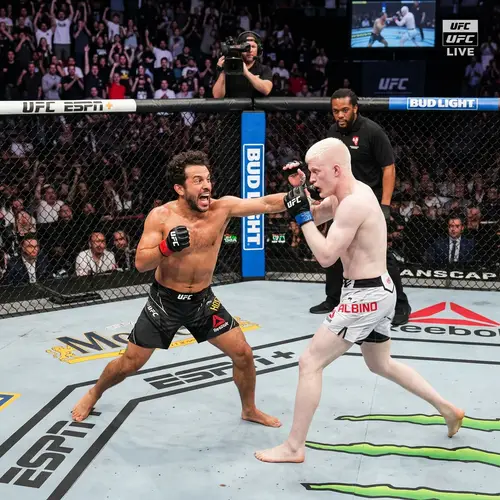 Pablo Motos UFC Fight Against Albino Opponent