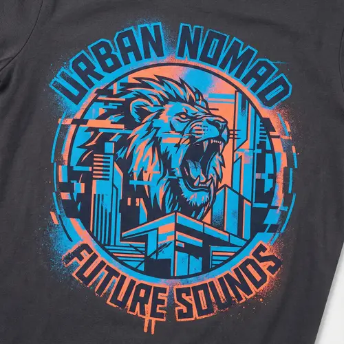 Trendy T-Shirt Graphic Design for Apparel Printing