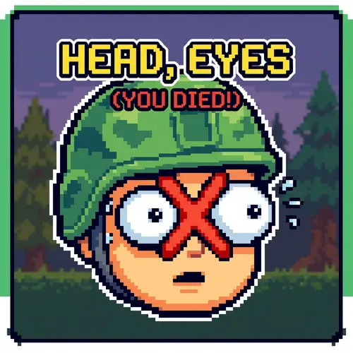 Humorous 'Head, Eyes' Video Game Meme